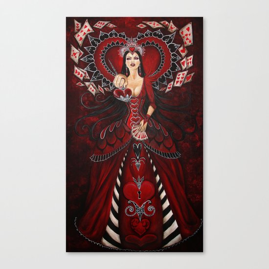 Queen of Hearts Canvas Print