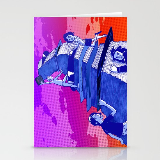 "Musicians Going Solo" by Dmitri Jackson Stationery Cards