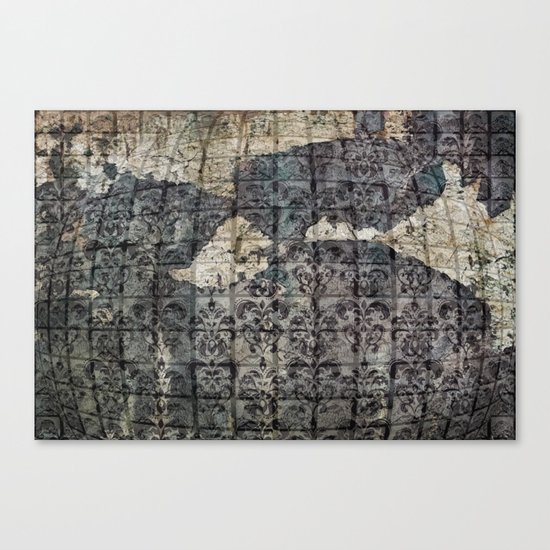 These Asylum Walls Canvas Print