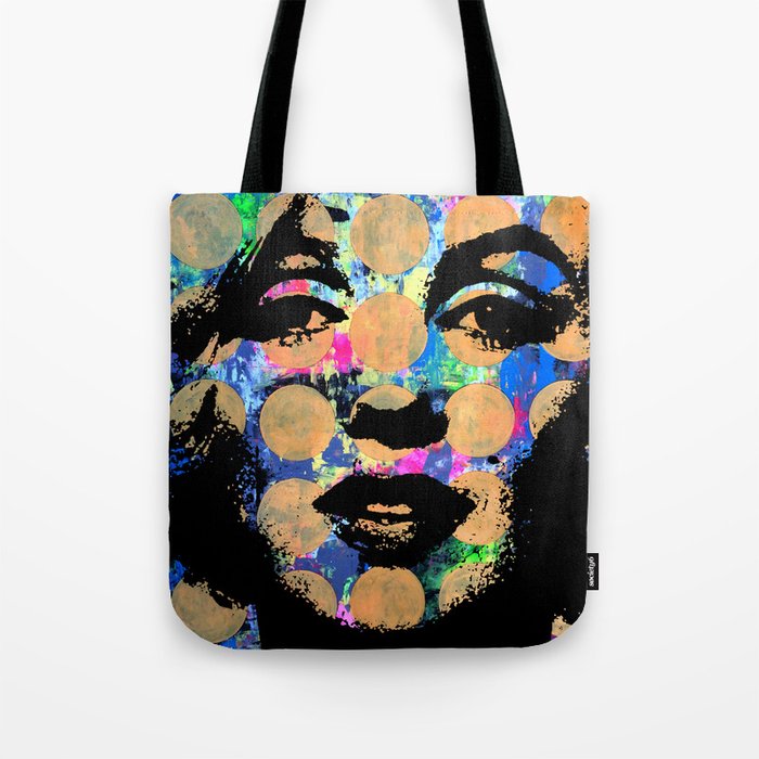 Sex Girl Superstar Female Woman Now Pop Art Painting Tote Bag By