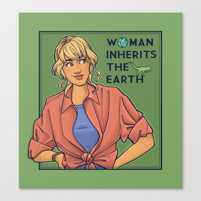 Woman Inherits the Earth Canvas Print