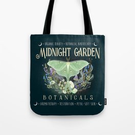 Midnight Garden Botanicals Tote Bag