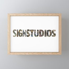 signstudios Logo Steampunk 3D Framed Mini Art Print