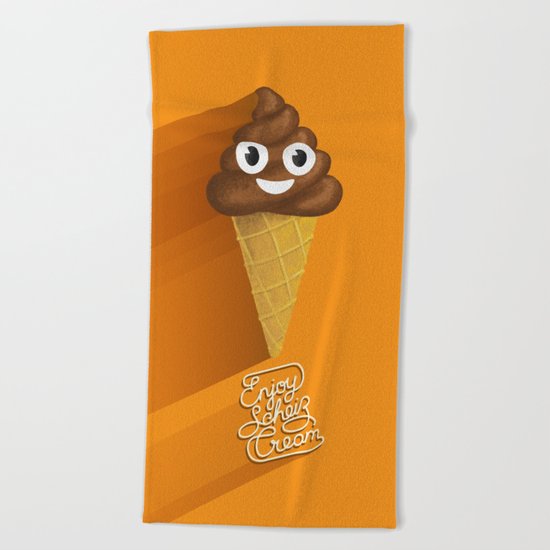 ScheißCream™ // icecream Beach Towel