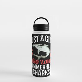 Hammerhead Shark Head Tooth Funny Water Bottle