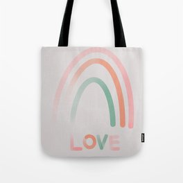 Love rainbow Tote Bag