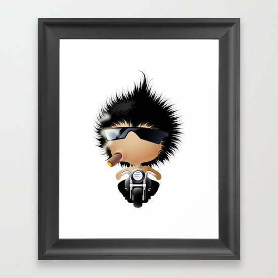 Mr. Zhong Framed Art Print
