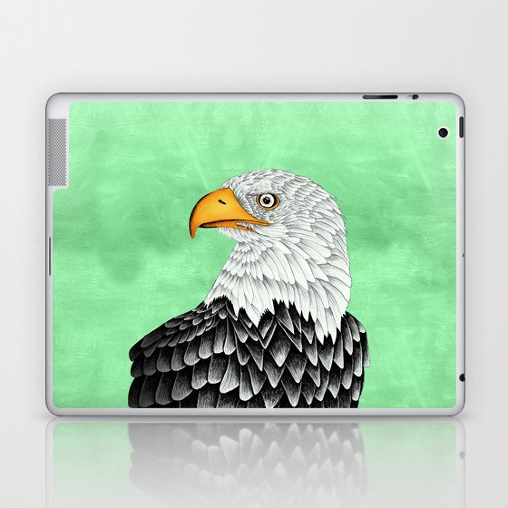 Bald eagle drawing Laptop & iPad Skin
