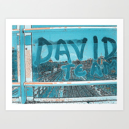 DAVID TEAM Art Print