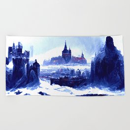 The Kingdom of Ice Beach Towel