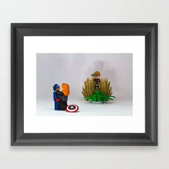 Hawkeye the creeper Framed Art Print