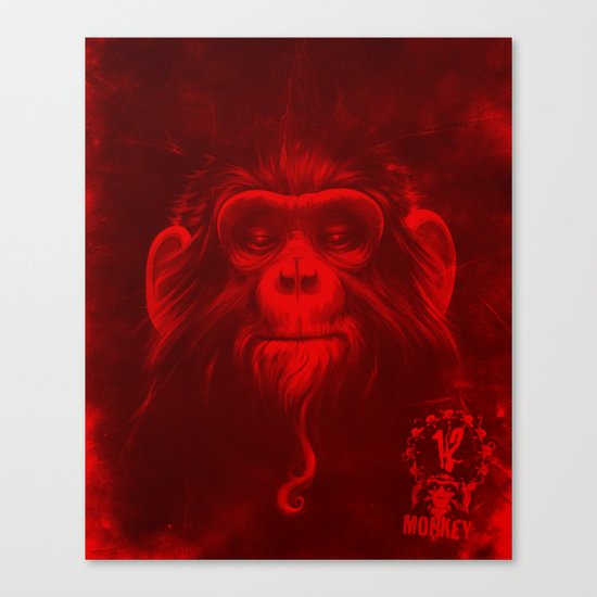 Twelfth Monkey Canvas Print