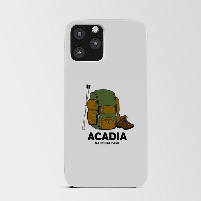 Acadia National Park Backpack iPhone Card Case