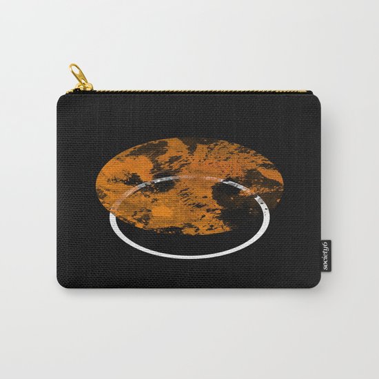 Collusion - Abstract in black, gold and white Carry-All Pouch