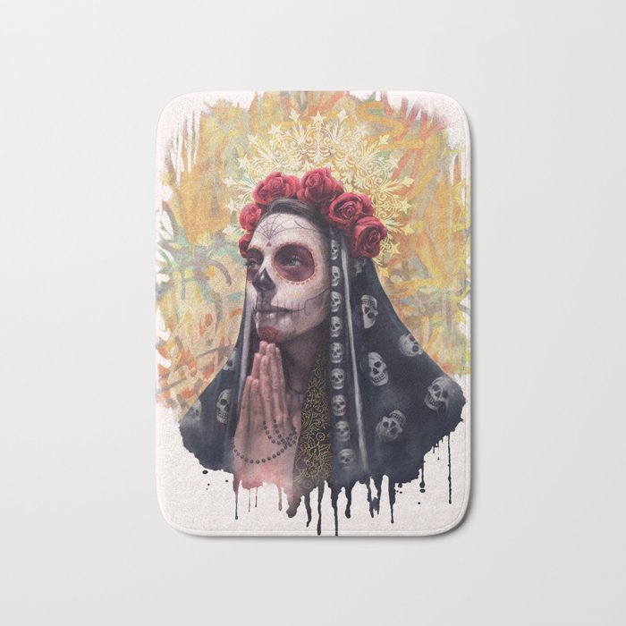 "Katrina" - Skull girl Bath Mat