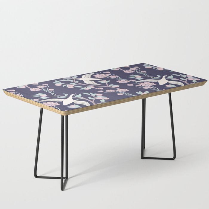 Into My Arms Swan Chinoiserie Coffee Table