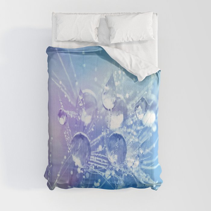 Diamond Dew Flowers (Periwinkle Lavender) Comforter