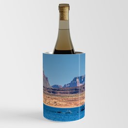 Boat Lake Powell Rocks Desert Canyon Arizona Wine Chiller