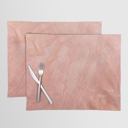 Peach Abstract Fluid Painting Placemat