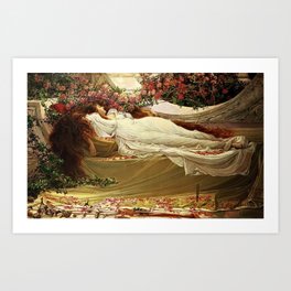 “Persephone in Repose” by John William Waterhouse 1879 Art Print