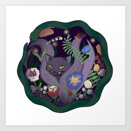 Garden of Fang and Claw Art Print