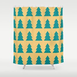 Pine Tree Shower Curtain
