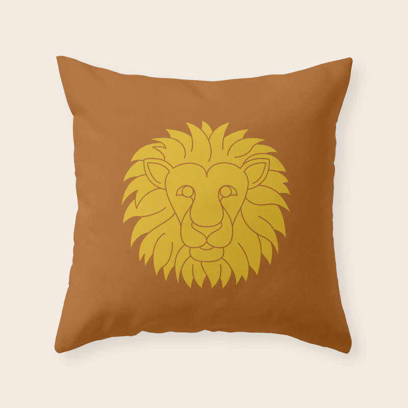Leo Zodiac Lion Star Sign Poster Throw Pillow By Thothadan Society6