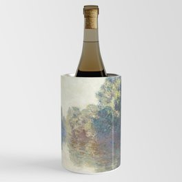 River Landscape Painting Wine Chiller