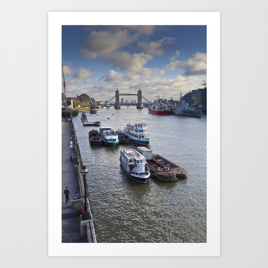 River Thames View Art Print