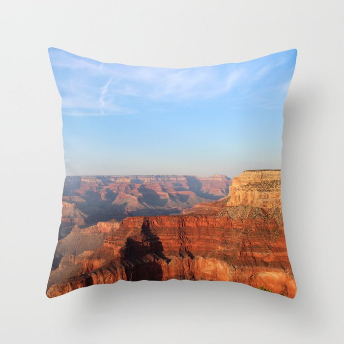 Grand Canyon South Rim at Sunset Throw Pillow