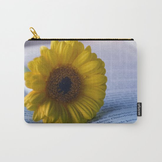 Yellow Gerbera Daisy Carry-All Pouch
