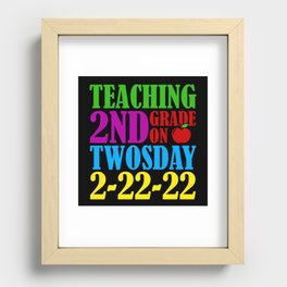 Twosday 02-22-2022 February 2nd 2022 Recessed Framed Print