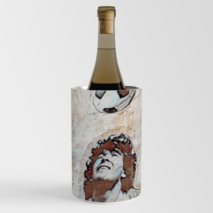 Diego Maradona Graffitti Wine Chiller