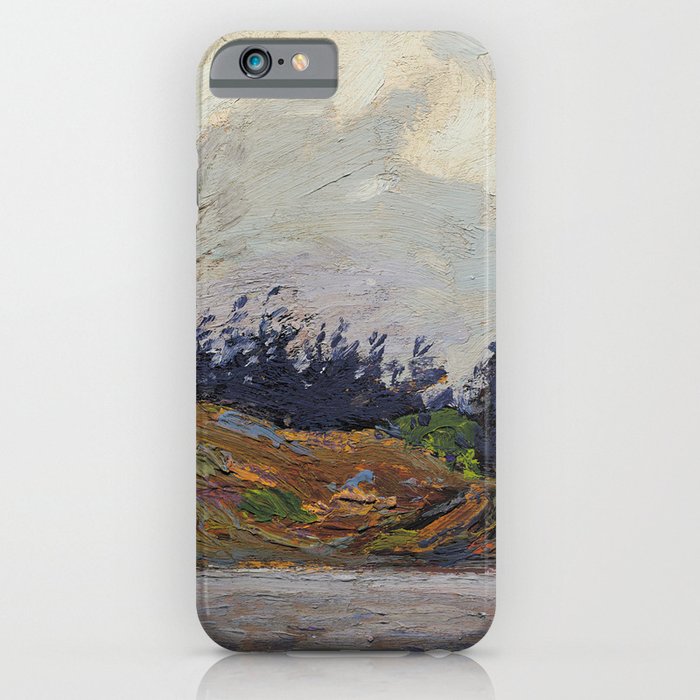 Tom Thomson - Early Morning, Georgian Bay - Canada, Canadian Oil Painting - Group of Seven iPhone Case