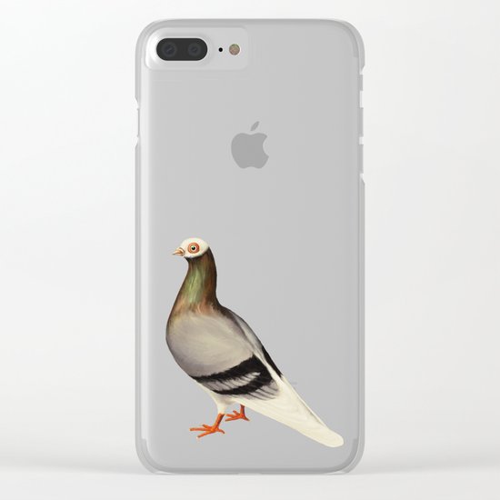 Le Pigeon Clear iPhone Case