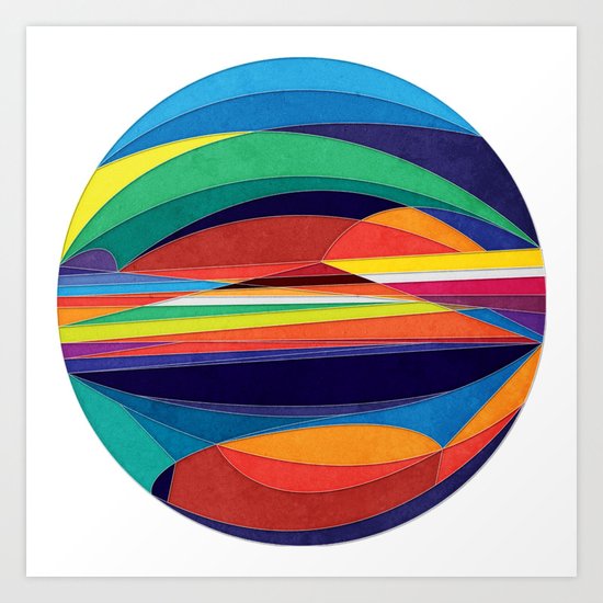 Turn Around Art Print
