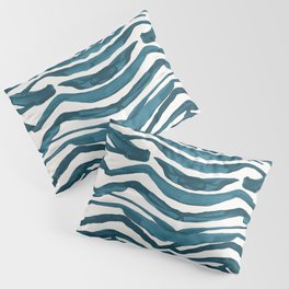 Zebra Print – Teal Palette Pillow Sham