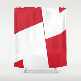 Minimalist geometric artwork Shower Curtain