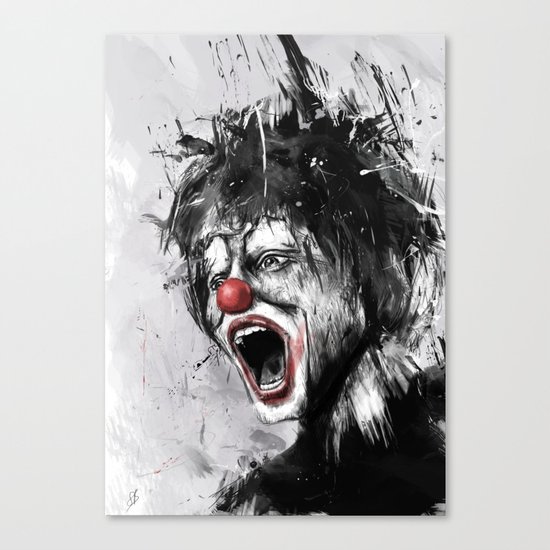 The clown Canvas Print