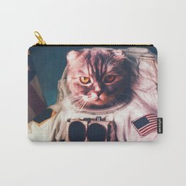 Funny Cat Astronaut #2 Carry-All Pouch