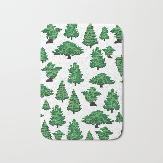 trees Bath Mat