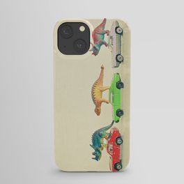 Dinosaurs Ride Cars iPhone Case