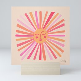 Sunshine – Pink Mini Art Print