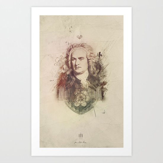 Bach Art Print