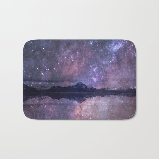 Space and time Bath Mat