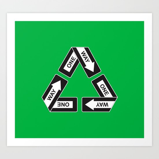 One Way Art Print