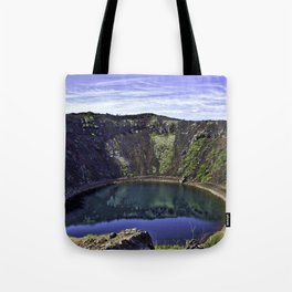 Kerid Crater Lake in Iceland Tote Bag