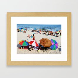 Rockaway Beach Framed Art Print
