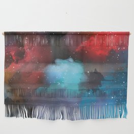 Space Splashed Watercolor Wall Hanging