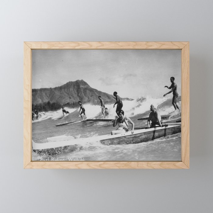 Vintage Surfing Hawaii Art Print by Vintage Surf Photos
